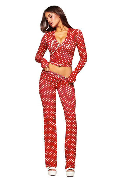 I'AM GIA Blare Set — Red Polka Dot