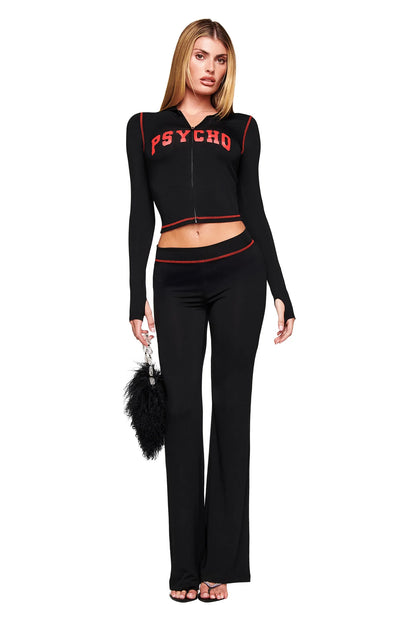 PSYCHO x I.AM.GIA: BLARE TRACKPANT - NEW BLACK
